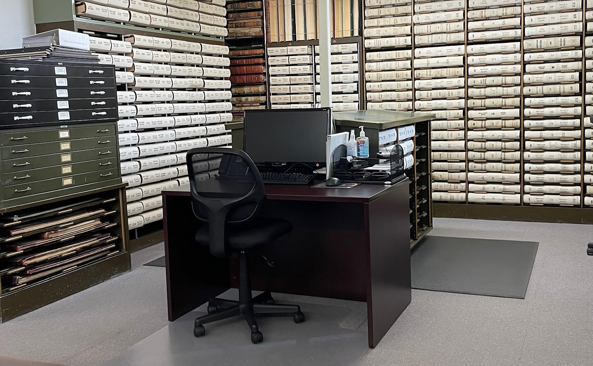 Register of Deeds Records Room